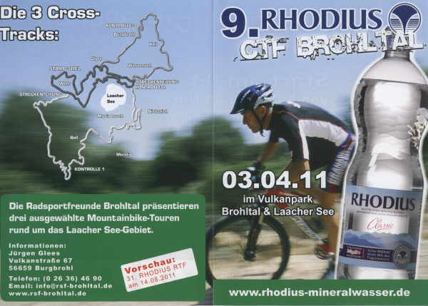 Flyer zur 9. RHODIUS-Brohltal-CTF 2011