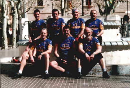 Von links Robert Hoss, Marco M�ller, Walter Gerharz, Karl-Heinz Becker, Norbert Geilen, Klaus M�ller, Ralf van Veen