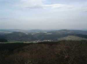 Blick von der "Hohen Acht" ins Weidenbachtal